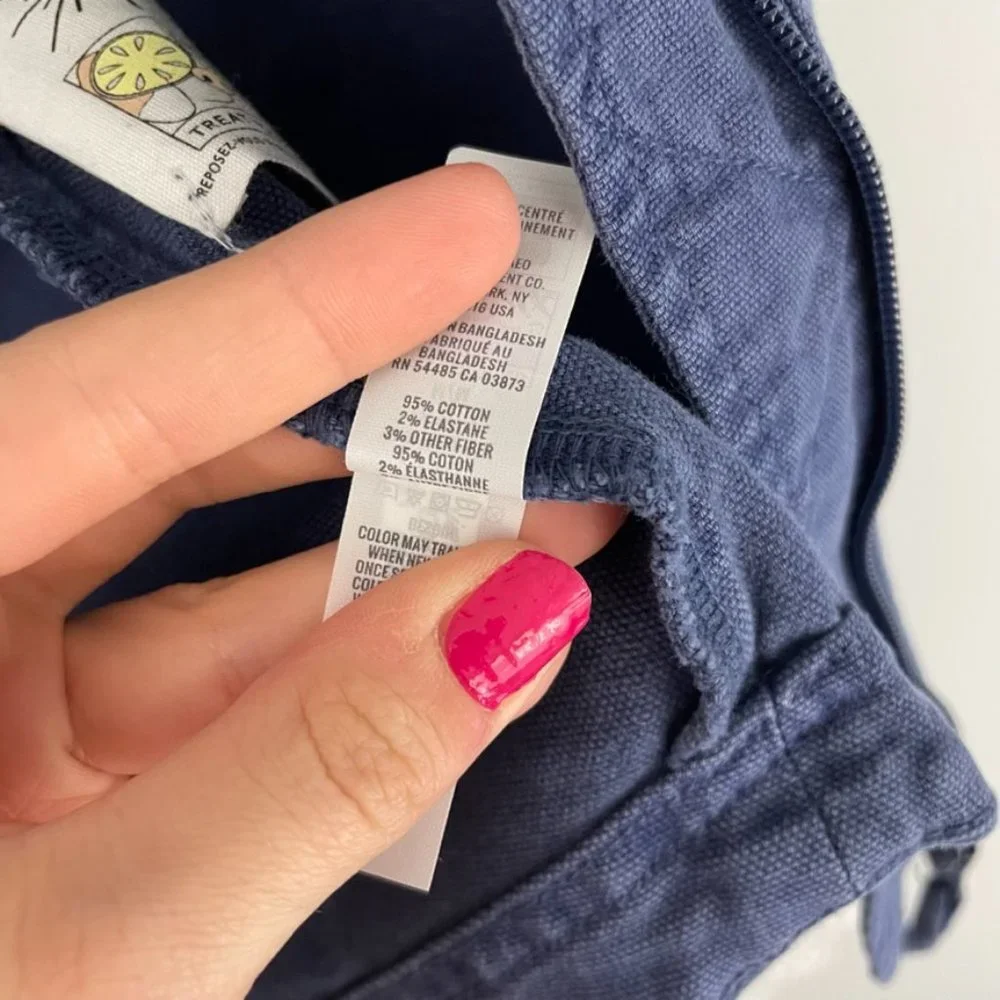 Offline by Aerie Blue Utility Cargo Military Vest Jacket Size Medium_4